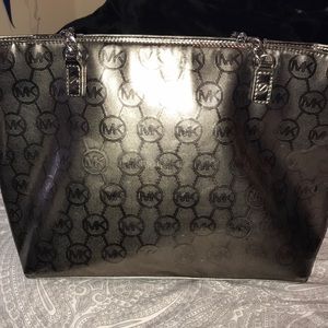 Michael Kors metallic tote bag*PRICE DROP